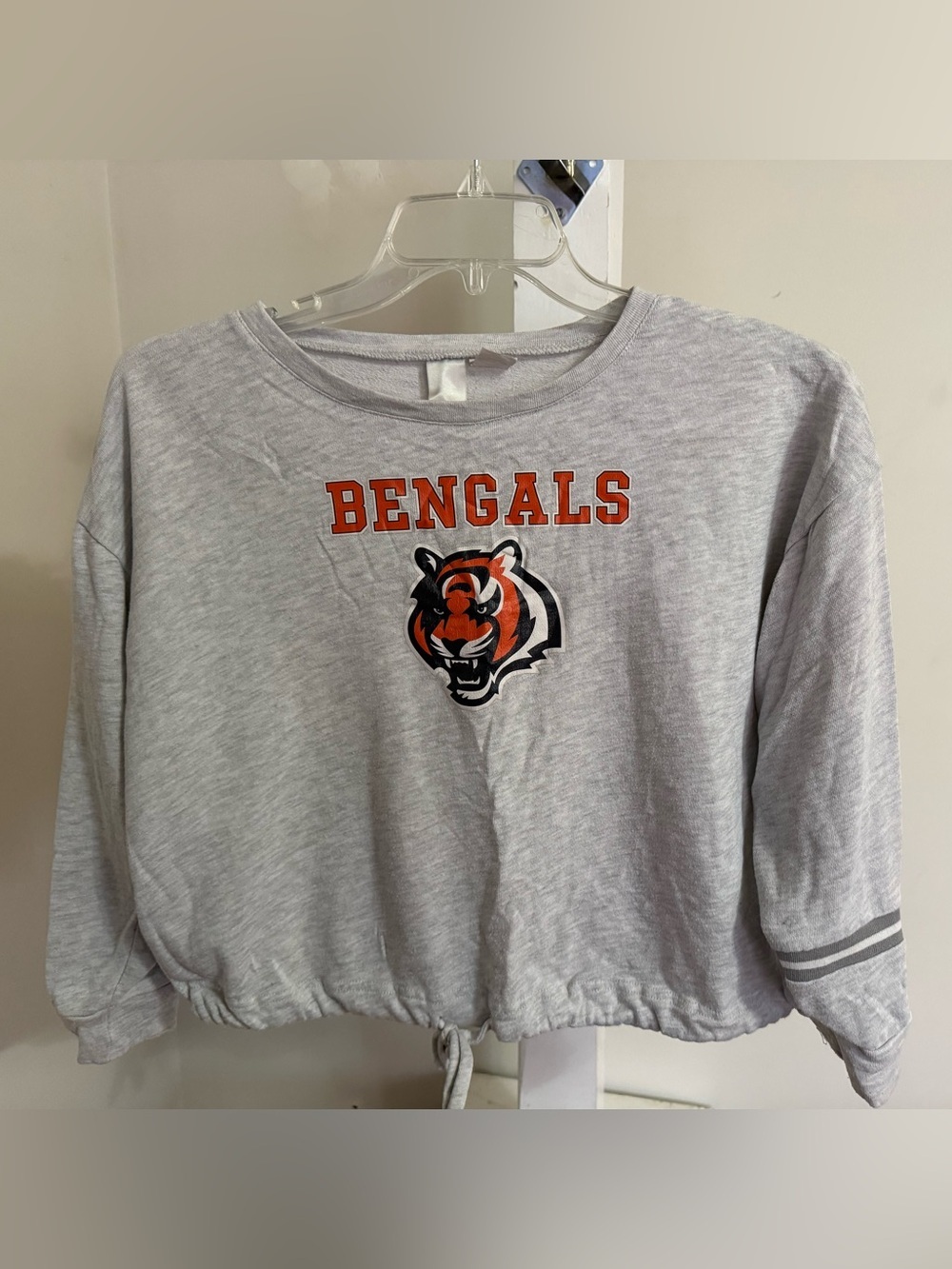 Concept Sports Cincinnati Bengals Cropped Sweatshirt